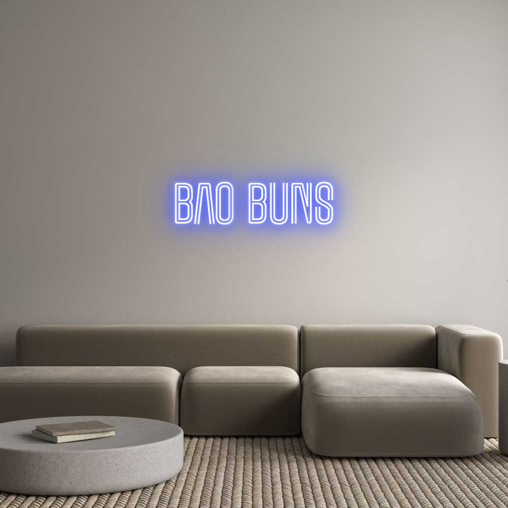 Custom Neon: Bao Buns
