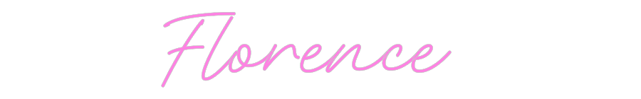Custom Neon: Florence