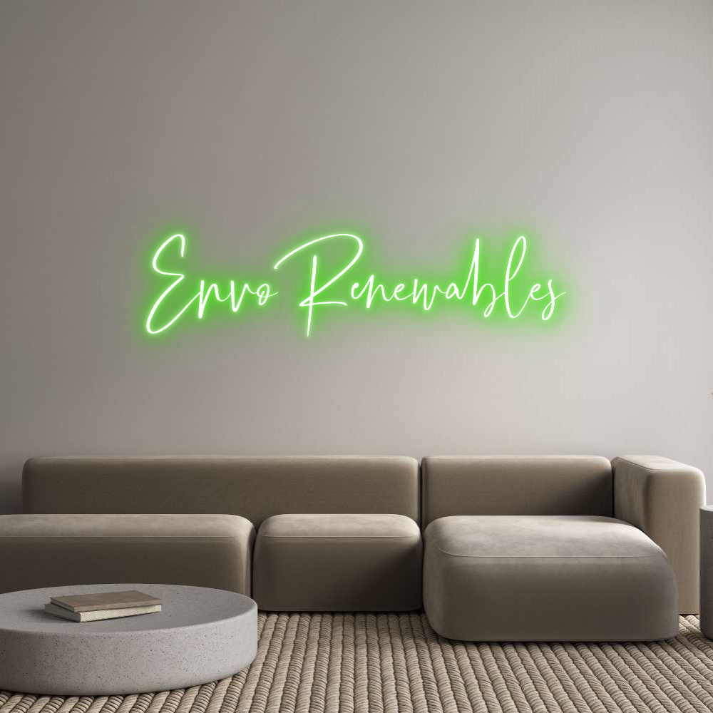 Custom Neon: Envo Renewables