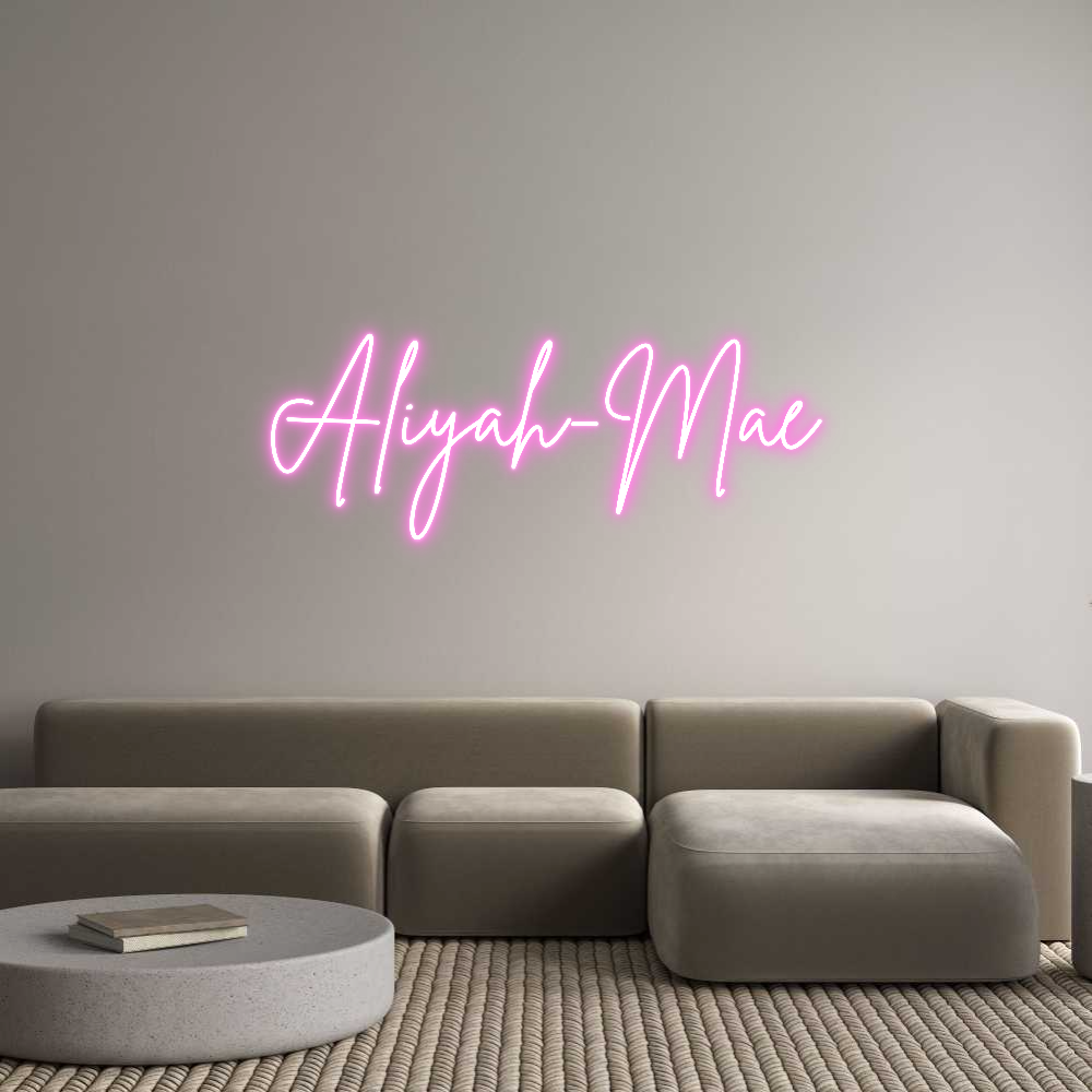 Custom Neon: Aliyah-Mae