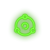 green 244_ion_coin_crypto_crypto_currency led neon factory