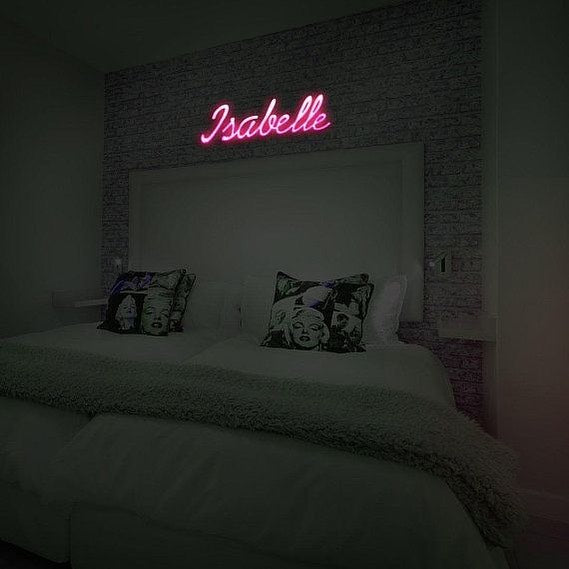 Best customized name neon sign factory for bedroom