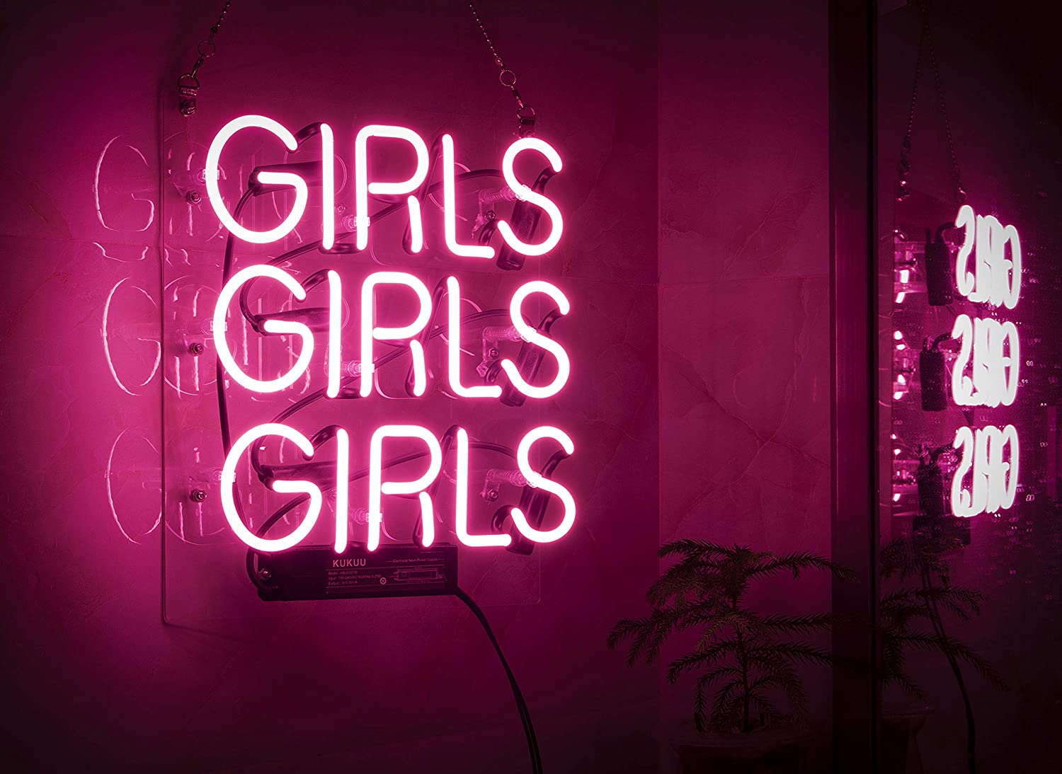 Girls Girls Girls Neon sign