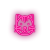 pink cat led animal carnivore cartoon cat house pet pet zoo neon factory