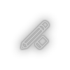 white pencil_erase led back to school education erase pencil student study write neon factory