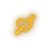 warm_white fall_in_love led arrow fall in love heart love relationship romance valentine day neon factory