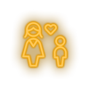 warm_white family person mother human children parent heart child kid baby led neon factory