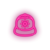 pink hat led beach cap fashion hat holiday summer vacation neon factory