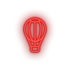 red hot_air_balloon led air balloon amusement carnival circus hot air balloon parade travel neon factory