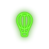 green hot_air_balloon led air balloon amusement carnival circus hot air balloon parade travel neon factory