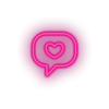 pink i_love_you led bubble heart I love you love relationship romance valentine day neon factory