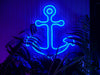 Anchor Neon Sign, Anchor Light, Anchor Art, Neon For Home, Anchor, Anchor Wall Art, Anchor Decor, Light Up Anchor, LED Anchor