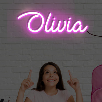 custom personalized name neon