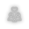 white parent family person human children heart parents child kid baby led neon factory