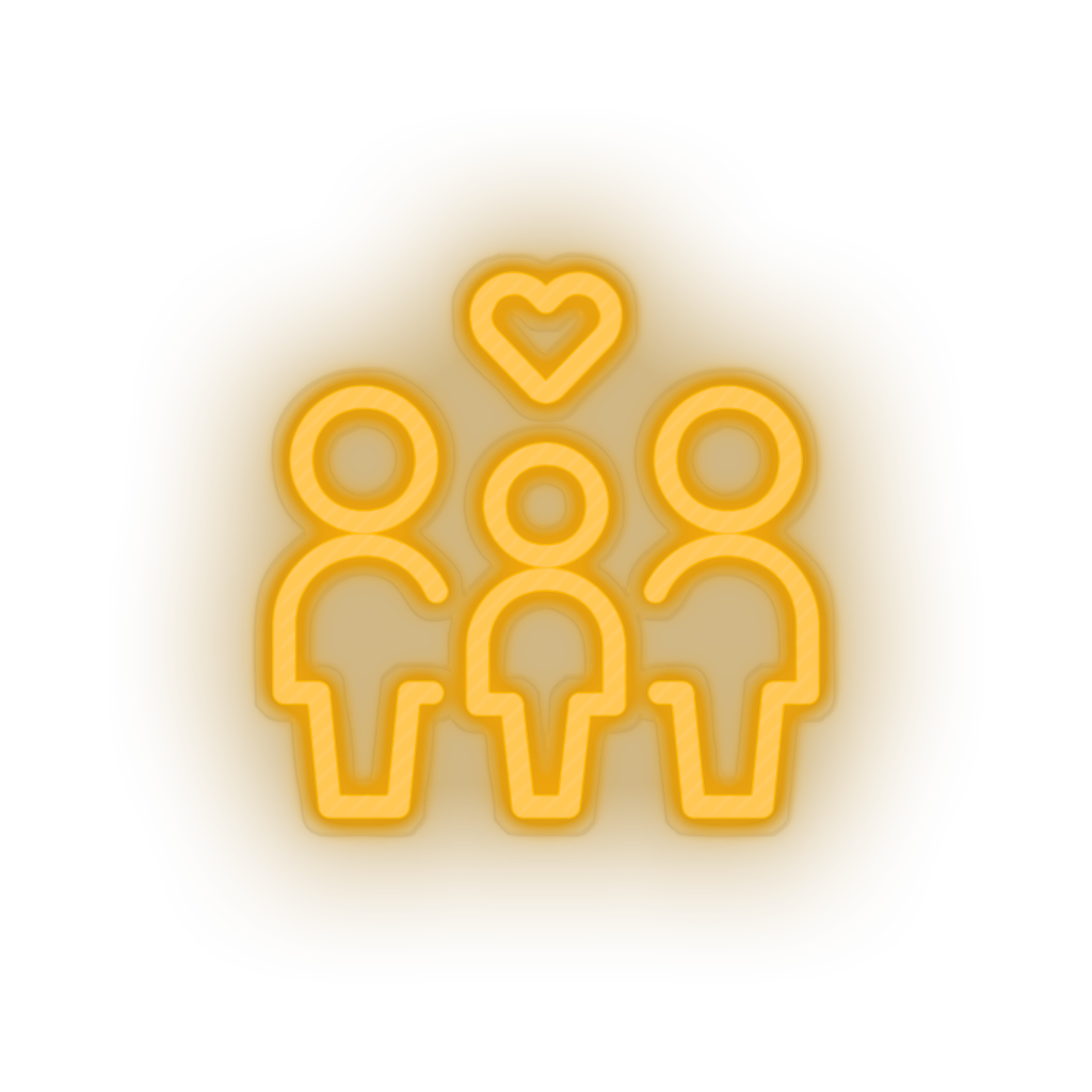 warm_white parent family person human children heart parents child kid baby love led neon factory