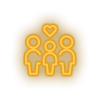 warm_white parent family person human children heart parents child kid baby love led neon factory