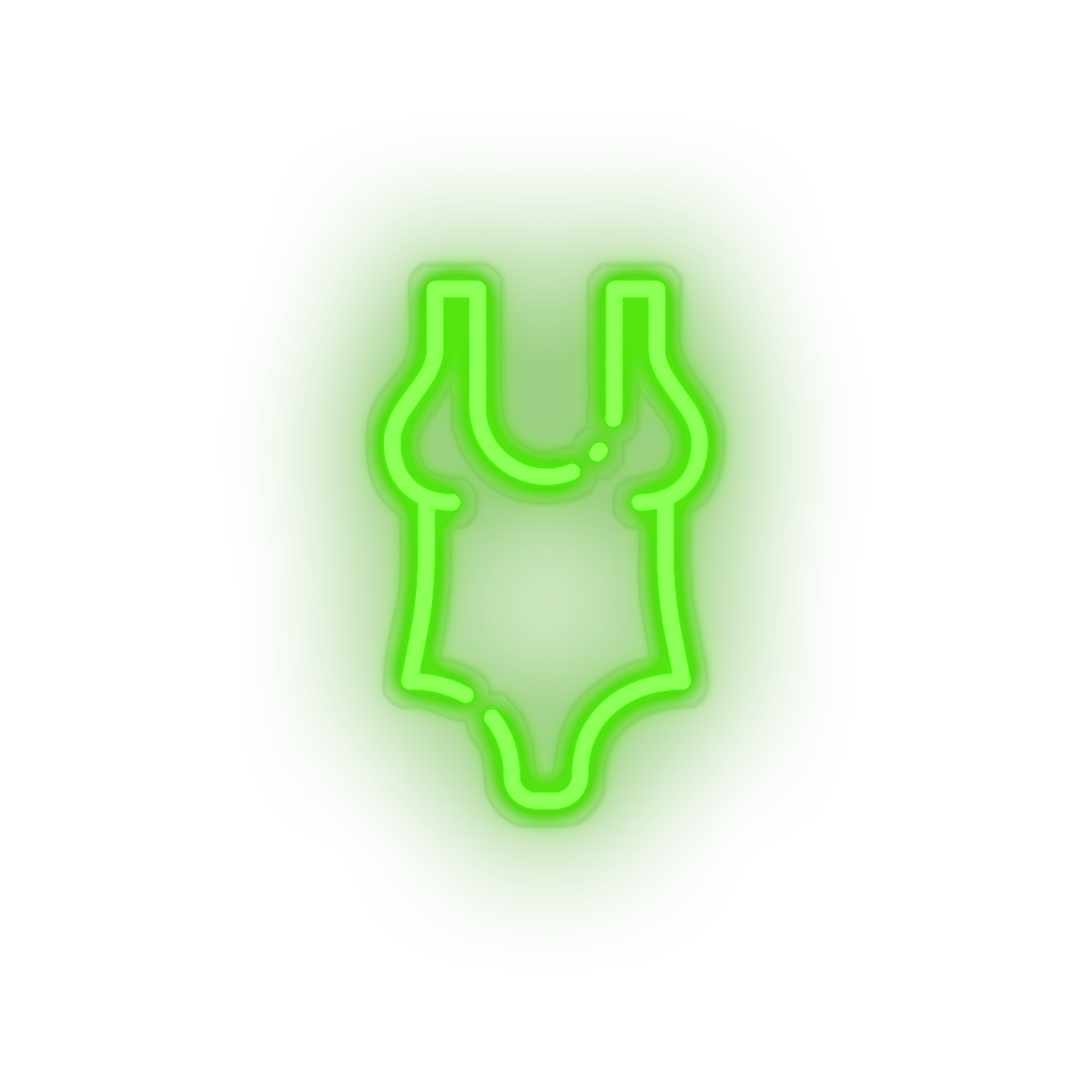 green swimsuit led beach bikini holiday summer swimsuit swimwear vacation neon factory