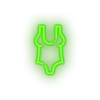 green swimsuit led beach bikini holiday summer swimsuit swimwear vacation neon factory