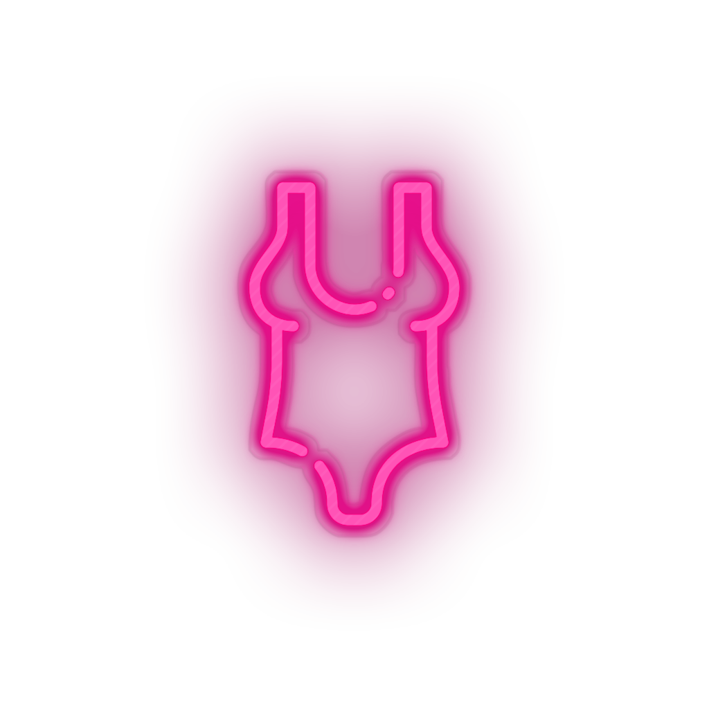 pink swimsuit led beach bikini holiday summer swimsuit swimwear vacation neon factory